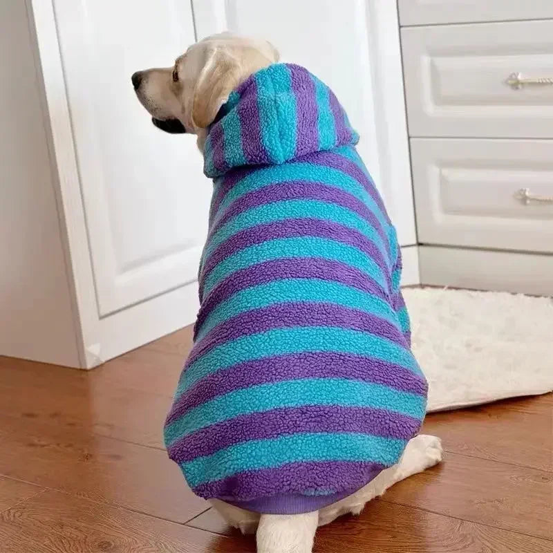 Stylish Hoodie Dog Clothes for Large Breeds - Fall/Winter Collection